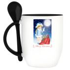 Кружка с ложкой