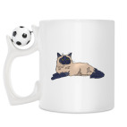 Кружка с футбольным мячиком