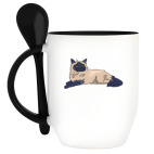 Кружка с ложкой