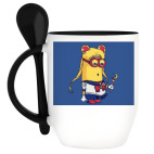 Кружка с ложкой