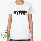 Женская футболка органик