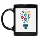 Кружка цветная UV-DTF