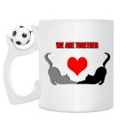 Кружка с футбольным мячиком