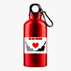 Металлическая бутылка 400 мл UV-DTF