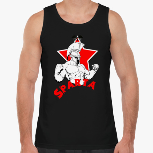 Майка с принтом SPARTA!