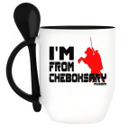 Кружка с ложкой