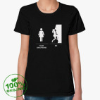 Женская футболка органик