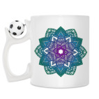 Кружка с футбольным мячиком