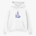 Толстовка худи оверсайз