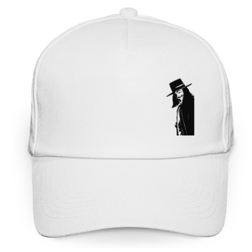 Кепка бейсболка с принтом вендетта, анонимус, Гай Фокс
