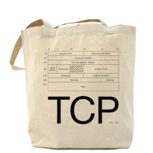 Сумка шоппер с принтом TCP Bag