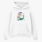 Толстовка худи оверсайз