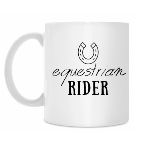 Кружка с принтом Конный спорт