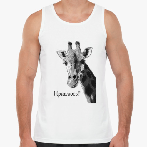 Майка с принтом Жираф