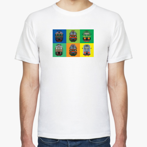 Футболка с принтом Электротяга Pixel-art
