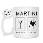 Кружка с футбольным мячиком