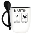 Кружка с ложкой