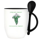 Кружка с ложкой