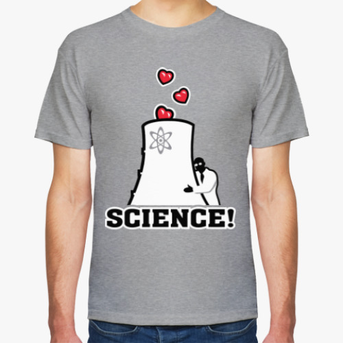 Футболка с принтом Science! Ядерная физика