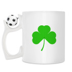 Кружка с футбольным мячиком