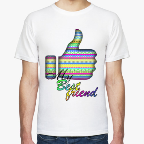 Футболка с принтом Лучший друг