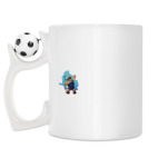 Кружка с футбольным мячиком