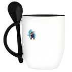 Кружка с ложкой