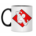 Кружка двухцветная