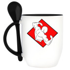 Кружка с ложкой