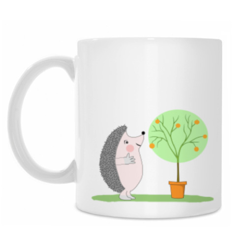 Кружка с принтом Ёжик