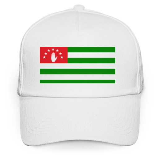 Кепка бейсболка с принтом  Флаг Абхазия