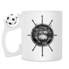 Кружка с футбольным мячиком