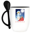 Кружка с ложкой