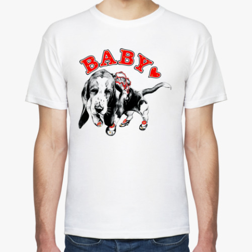 Футболка с принтом Мой прикольный, любимый песик