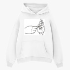 Толстовка худи оверсайз