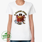 Женская футболка органик