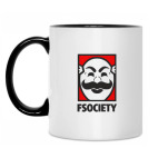 Кружка двухцветная