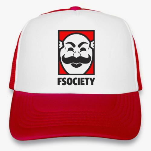 Кепка-тракер с принтом Mr Robot - fsociety - E Corp