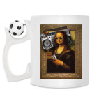 Кружка с футбольным мячиком