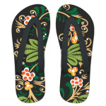 Узор. Листья и ягоды.