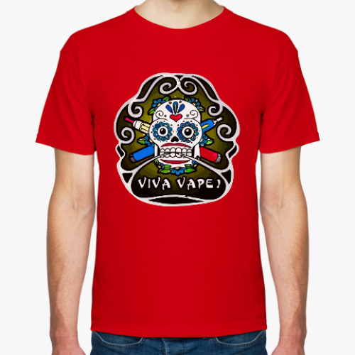 Футболка с принтом Viva Vape