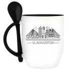 Кружка с ложкой