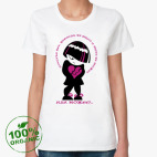 Женская футболка органик