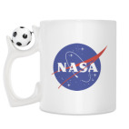 Кружка с футбольным мячиком