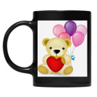 Кружка цветная UV-DTF