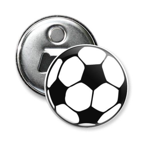 Магнит-открывашка с принтом Футбол