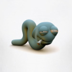  футболка Worm