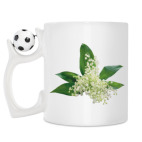 Кружка с футбольным мячиком