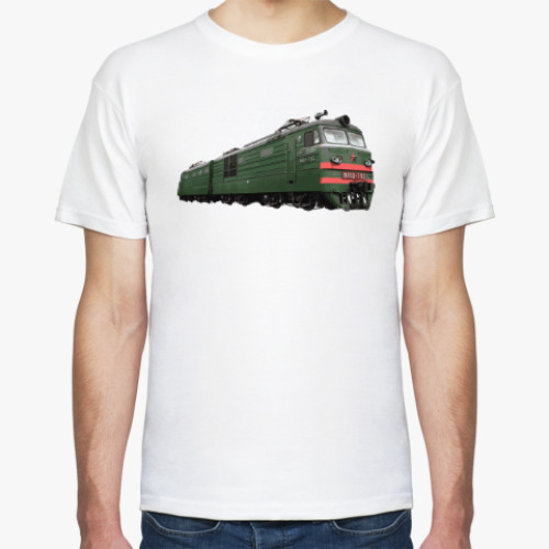Футболка с принтом Электровоз ВЛ10-792