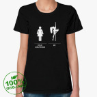 Женская футболка органик